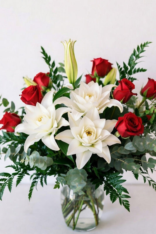 Double Lily Drama Arrangement