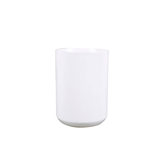 White Minimalist Ceramic Vase