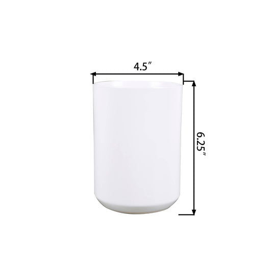 White Minimalist Ceramic Vase